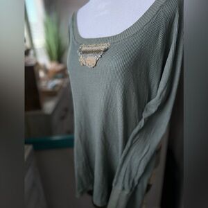 We the Free Olive Green sweater M